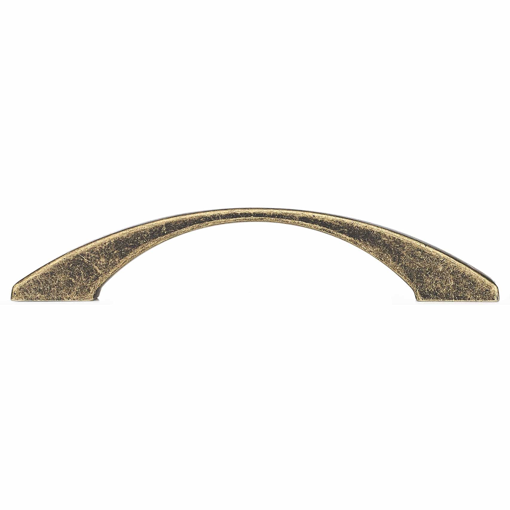 Traditional Pull, 3-3/4" Center-to-Center, Burnished Brass - Image 3