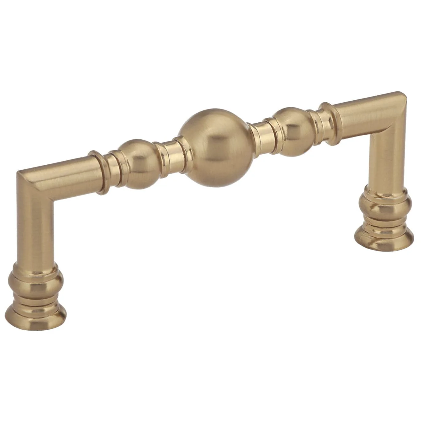 Traditional Pull, 3-3/4" Center-to-Center, Champagne Bronze