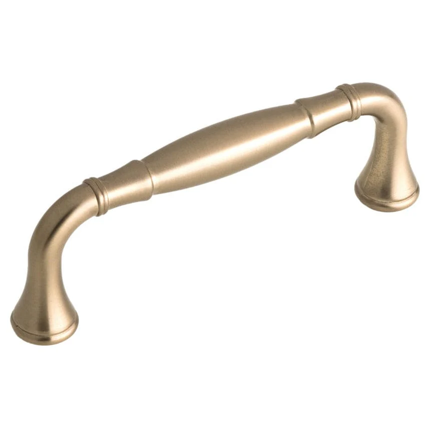 Traditional Pull, 3-3/4" Center-to-Center, Champagne Bronze