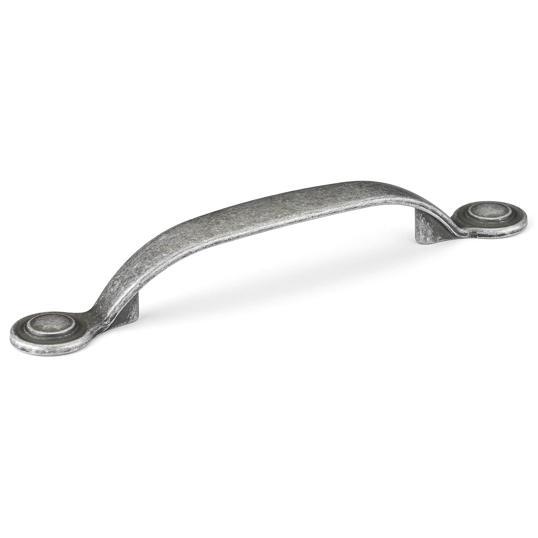Traditional Pull, 3-3/4" Center-to-Center, Natural Iron