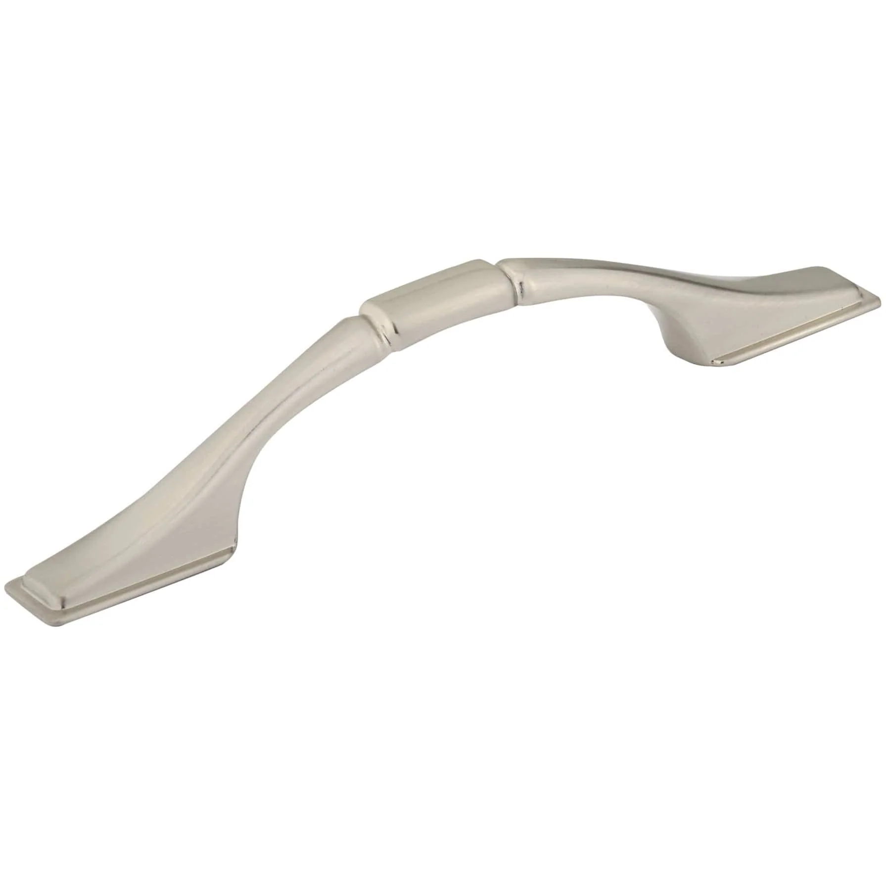 Traditional Pull, 3" Center-to-Center, Brushed Nickel