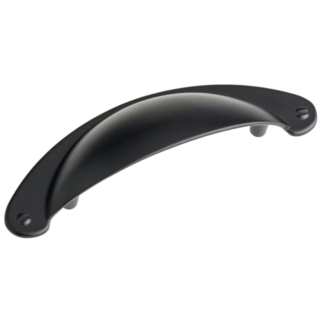 Traditional Pull, 3" Center-to-Center, Matte Black - Image 2