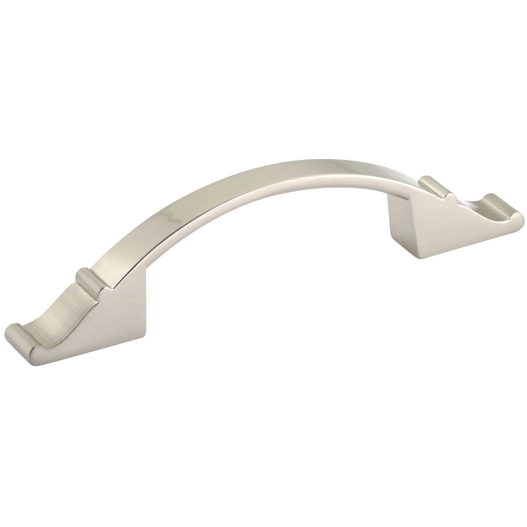 Traditional Pull, 3" or 3-3/4" Center-to-Center, Brushed Nickel