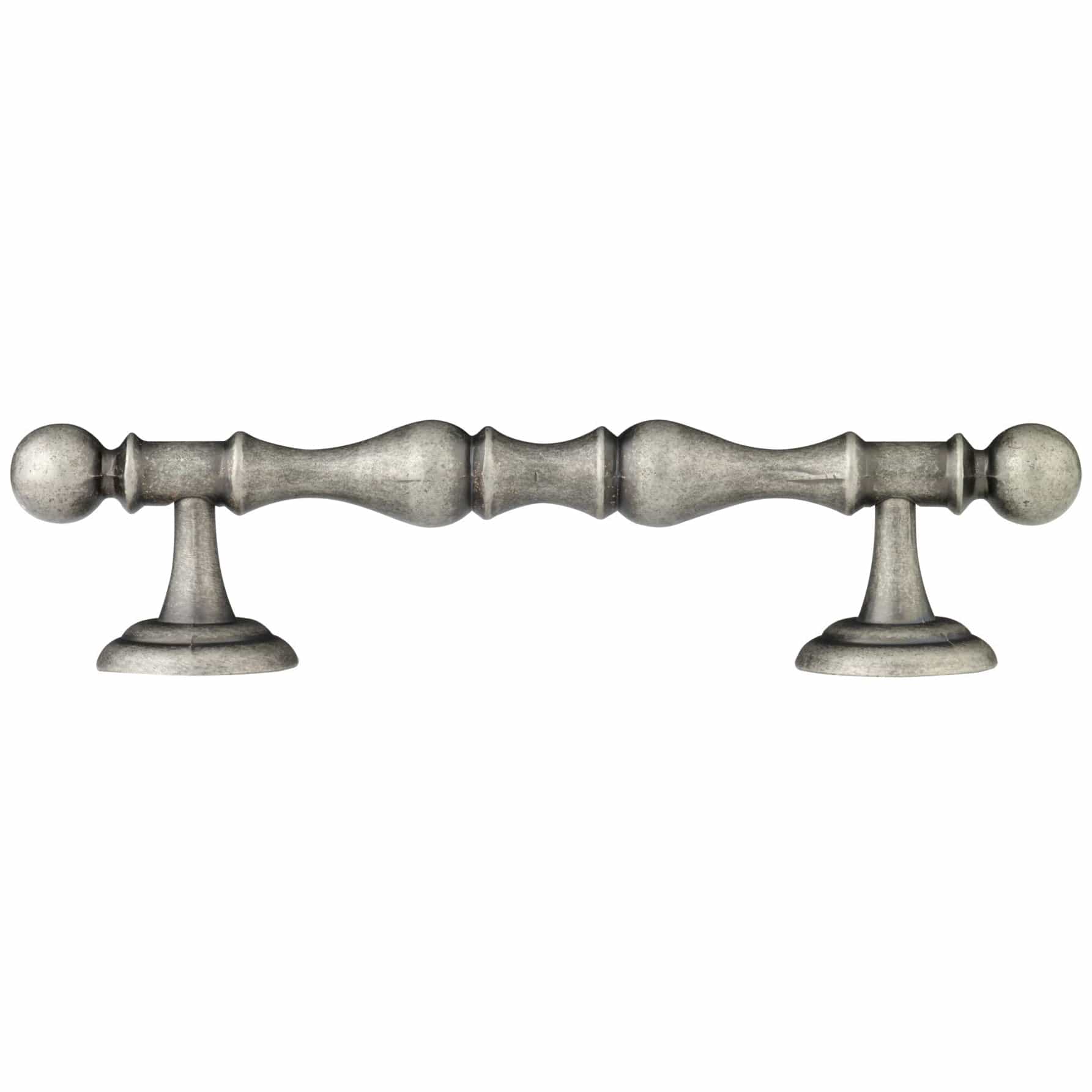 Traditional Pull, 4" Center-to-Center, Pewter - Image 3
