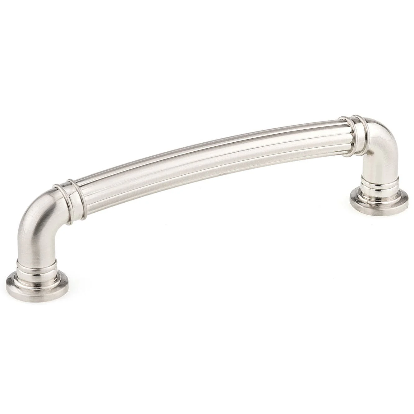 Traditional Pull, 5-1/16" Center-to-Center, Brushed Nickel