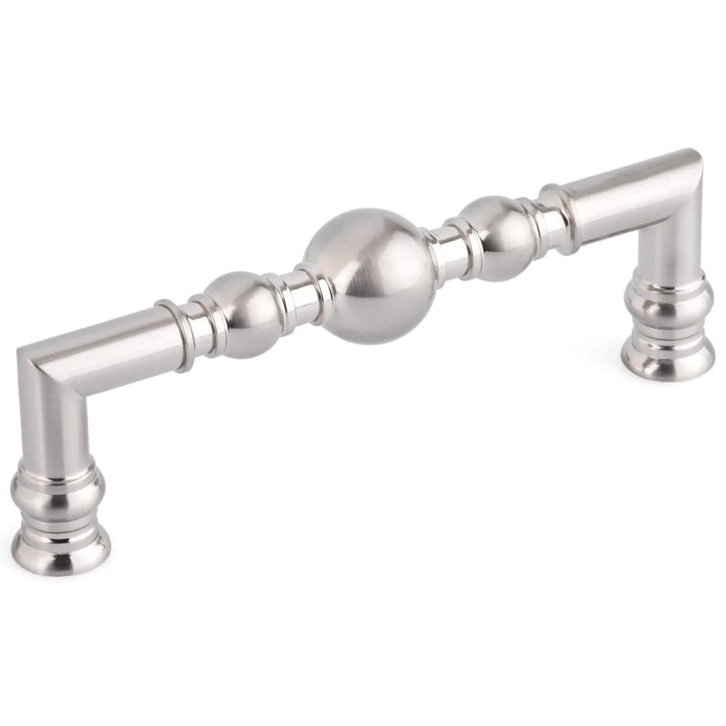 Traditional Pull, 5-1/16" Center-to-Center, Brushed Nickel