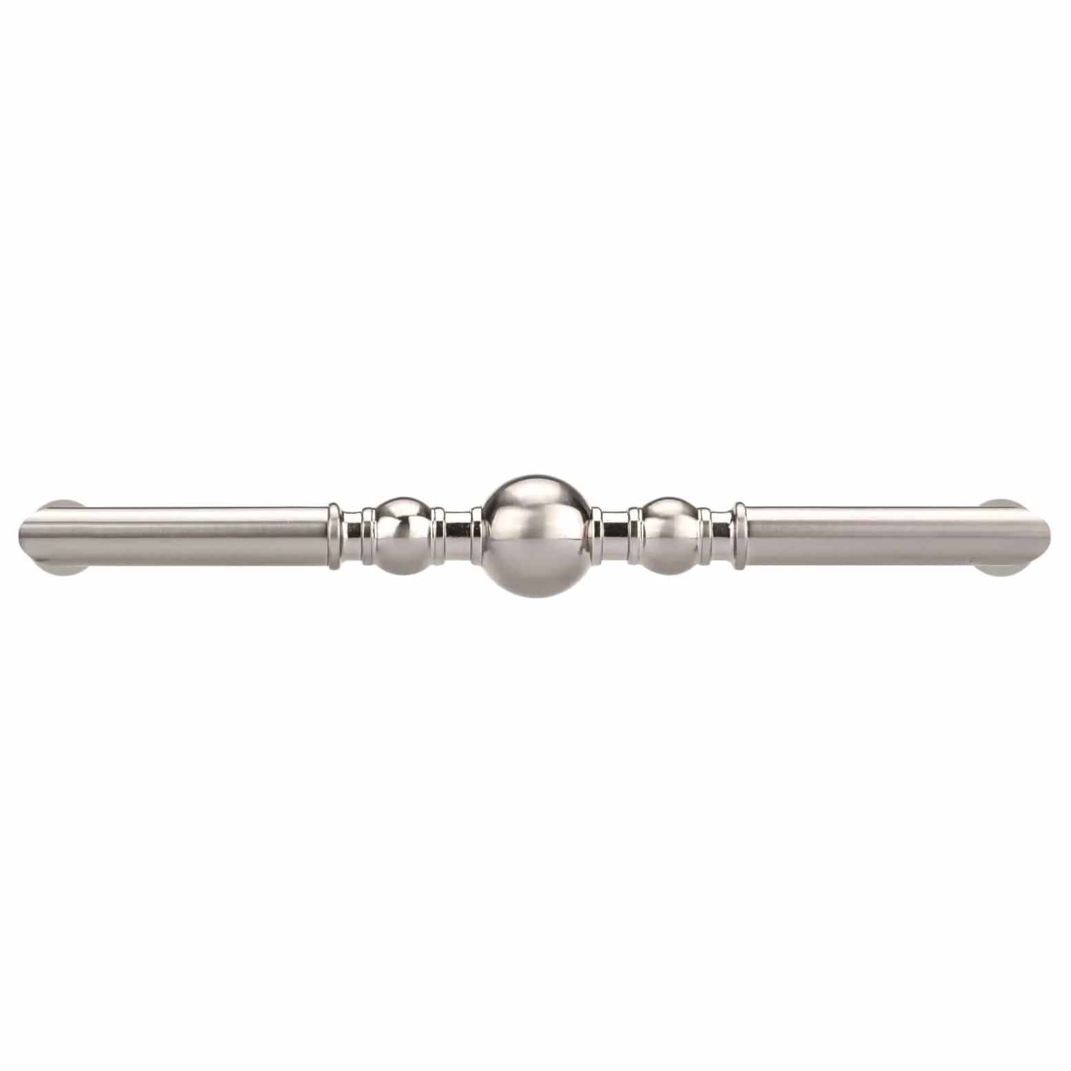 Traditional Pull, 7-9/16" Center-to-Center, Brushed Nickel - Image 2