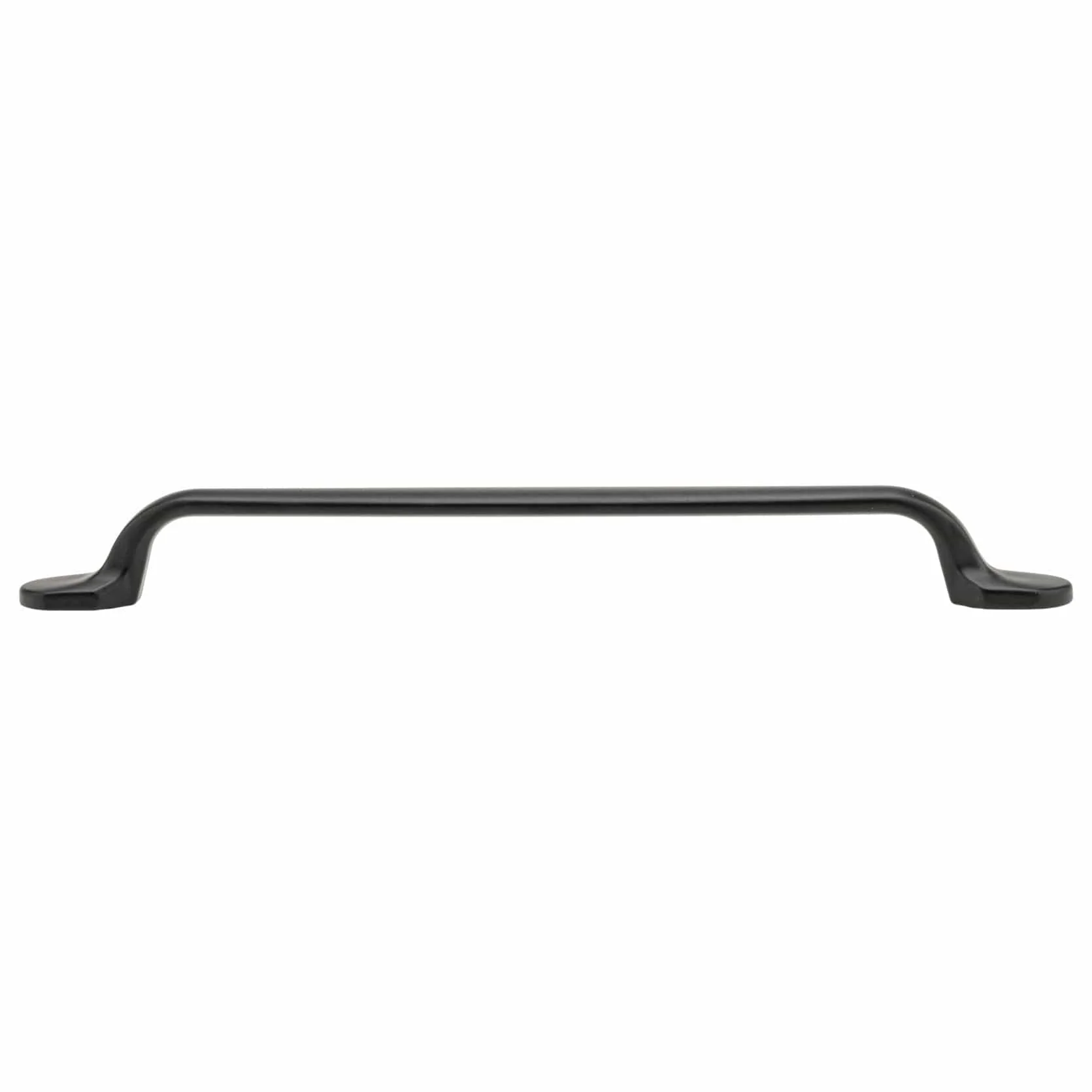 Traditional Metal Pull - 7-9/16" Center-to-Center - 9-13/32" OL - Matte Black - Image 3