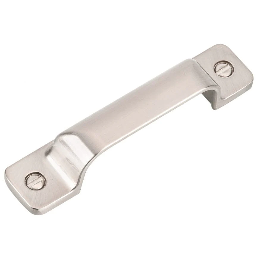 Transitional Cup Pull, 3-3/4" Center-to-Center, Brushed Nickel - Image 2