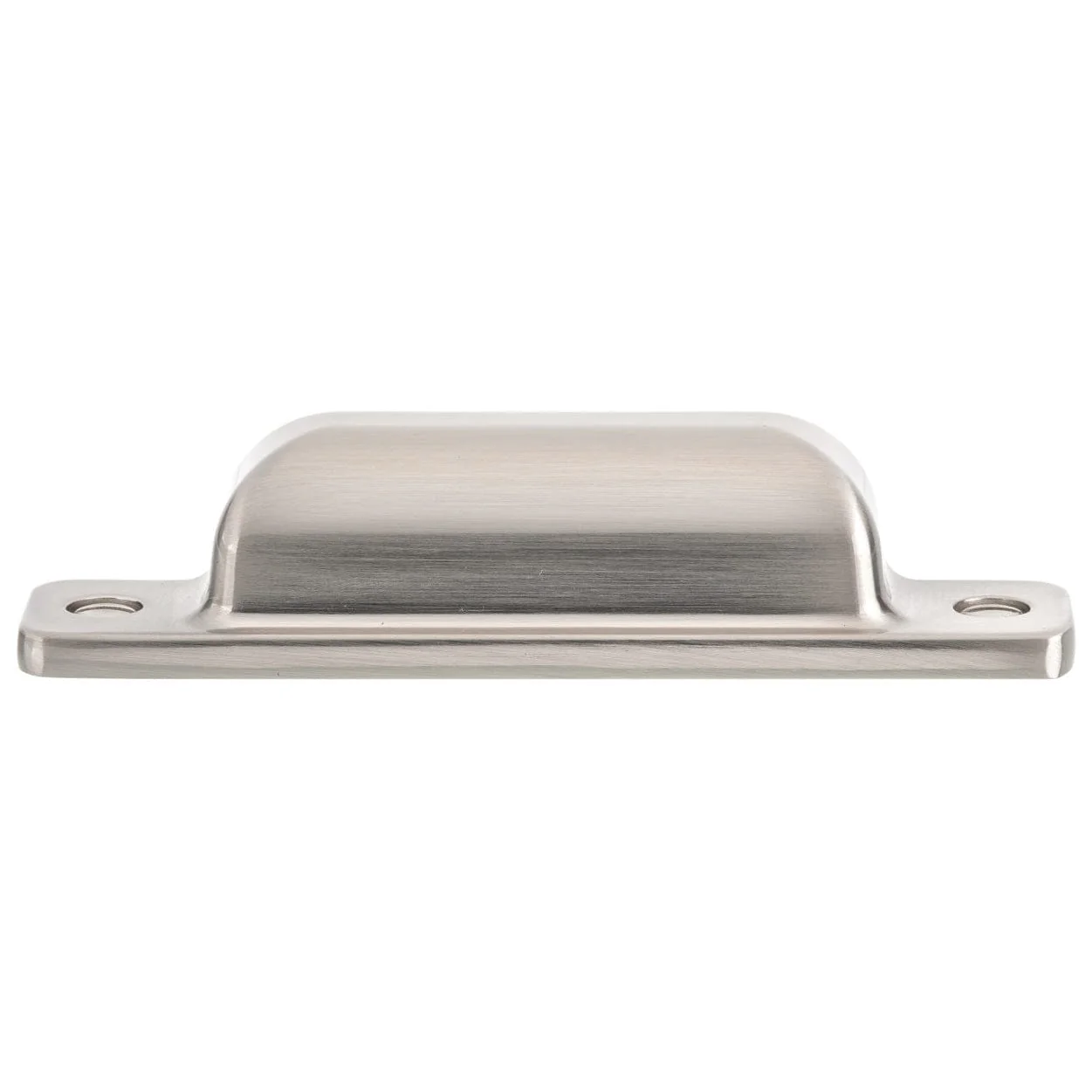 Transitional Cup Pull, 3-3/4" Center-to-Center, Brushed Nickel - Image 3