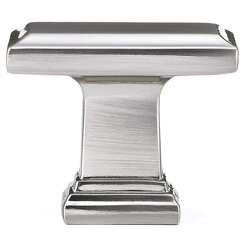 Transitional Knob, 1-1/2" x 15/16", Brushed Nickel - Image 3