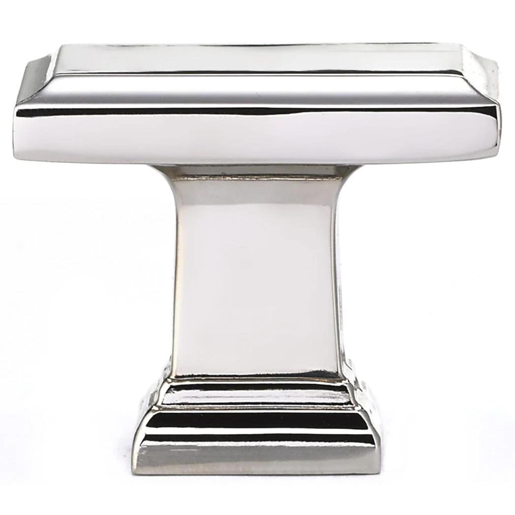 Transitional Knob, 1-1/2" x 15/16", Polished Nickel - Image 3