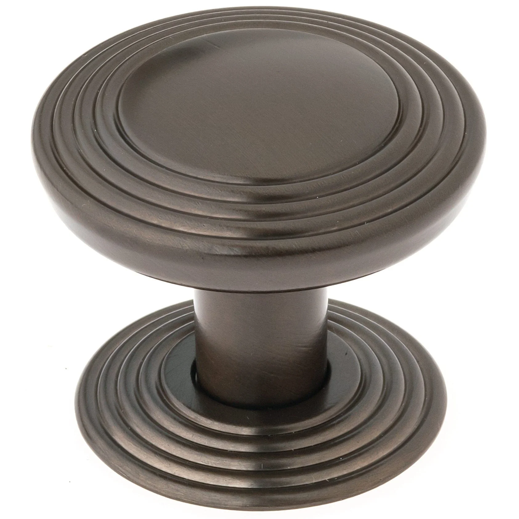 Transitional Knob, 1-1/4" D, Honey Bronze