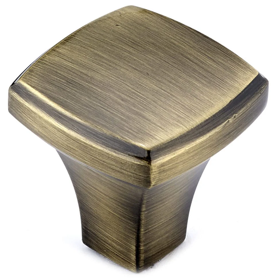 Transitional Knob, 1-1/4" x 1-1/4", Antique English