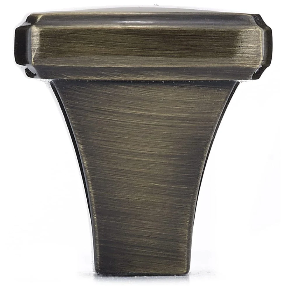 Transitional Knob, 1-1/4" x 1-1/4", Antique English - Image 3