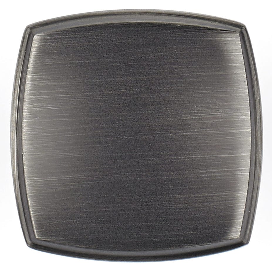 Transitional Knob, 1-1/4" x 1-1/4", Antique Nickel - Image 2
