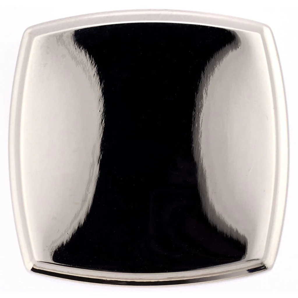 Transitional Knob, 1-1/4" x 1-1/4", Polished Nickel - Image 2