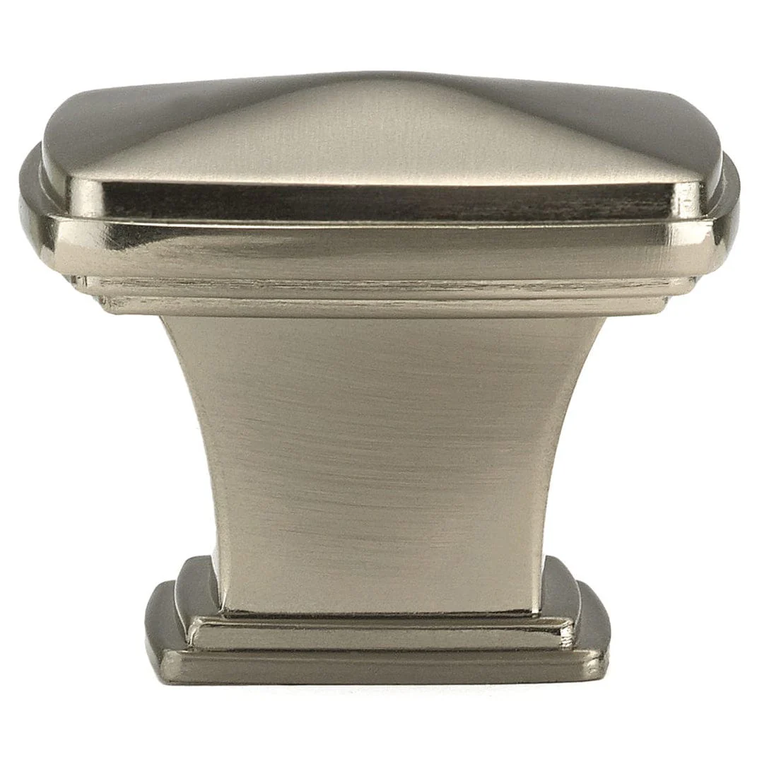 Transitional Knob, 1-11/16" x 1-11/16", Brushed Nickel - Image 3