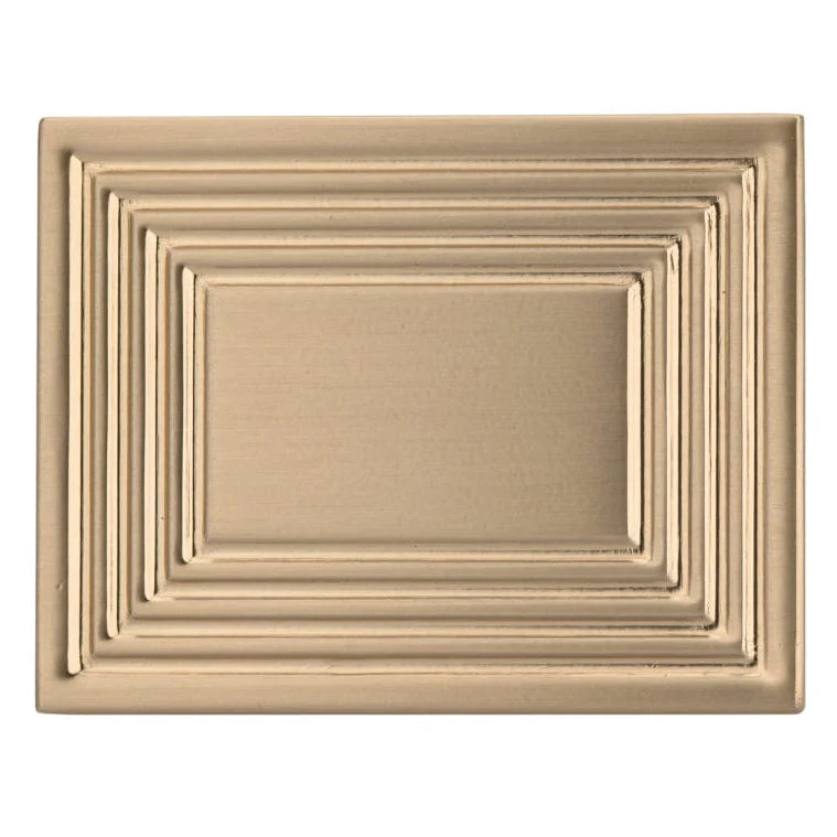 Transitional Knob, 1-25/32" x 1-3/8", Champagne Bronze - Image 2