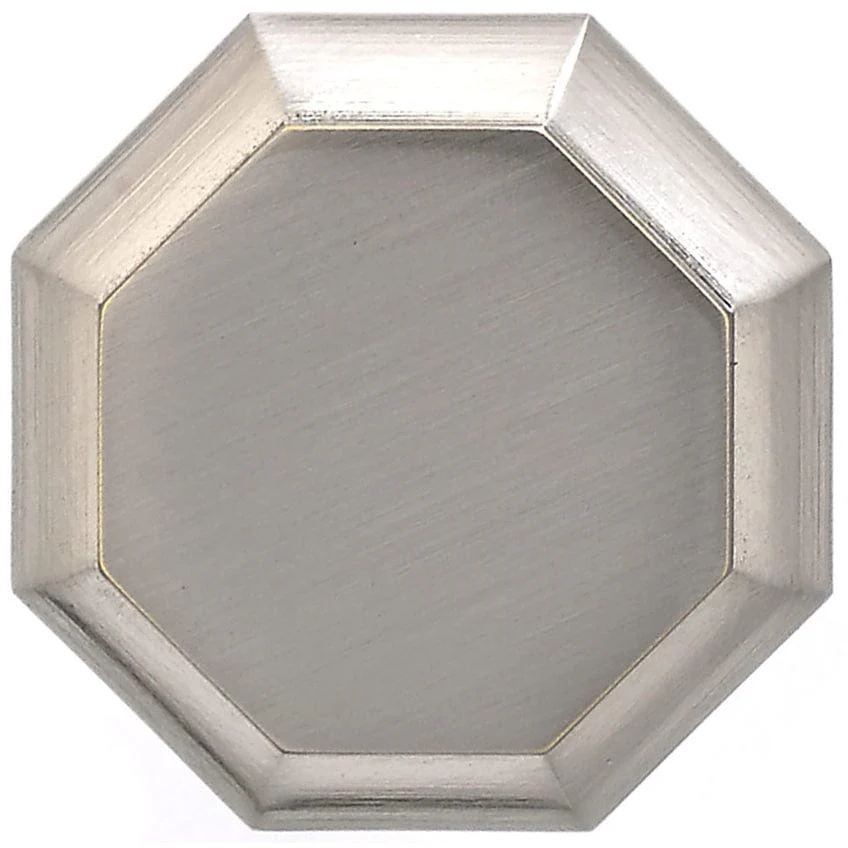 Transitional Knob, 1-3/16" D, Brushed Nickel - Image 2