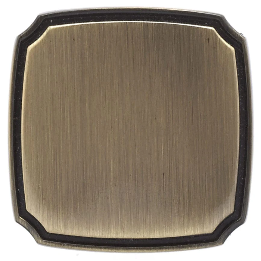 Transitional Knob, 1-3/8" x 1-3/8", Antique English - Image 2