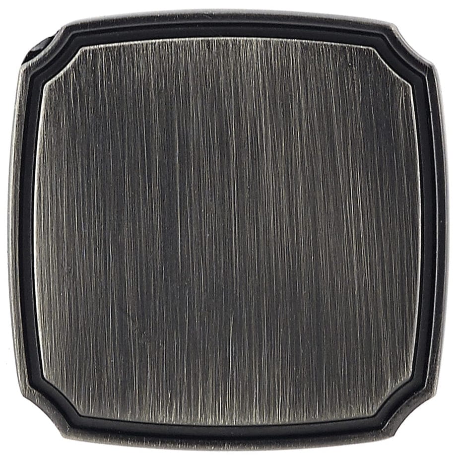 Transitional Knob, 1-3/8" x 1-3/8", Antique Nickel - Image 2