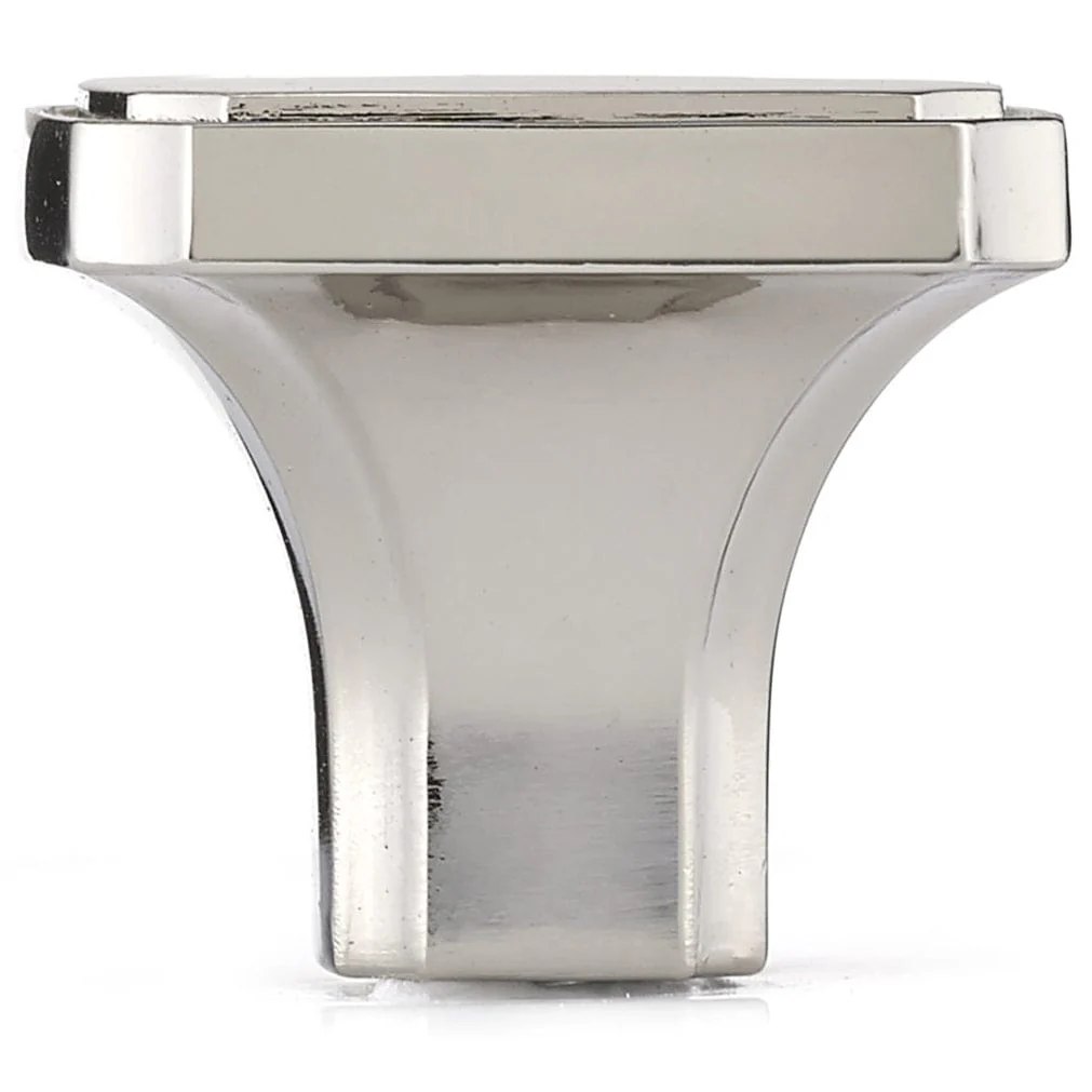 Transitional Knob, 1-3/8" x 1-3/8", Polished Nickel - Image 3