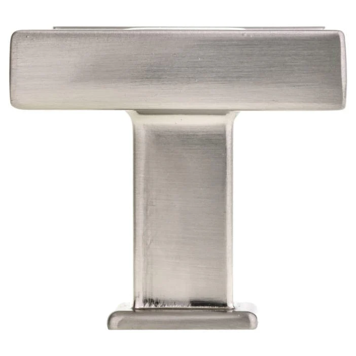 Transitional Knob, 1-5/16" x 1-5/16", Brushed Nickel - Image 3