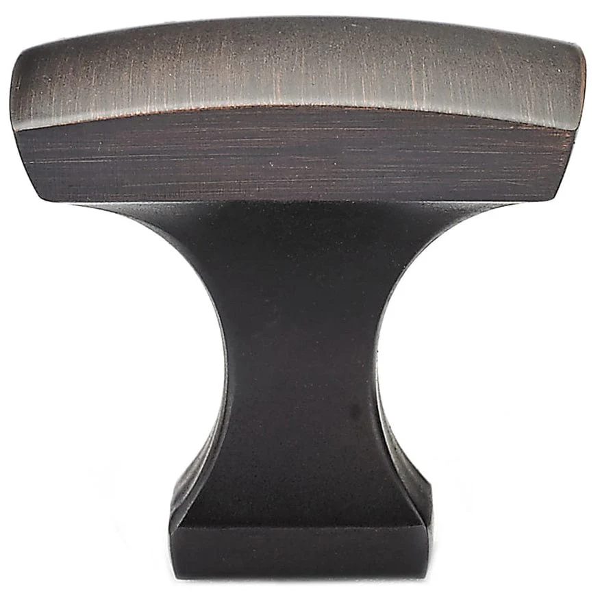 Transitional Knob, 1-5/16" x 1-5/16", Brushed Oil-Rubbed Bronze - Image 3