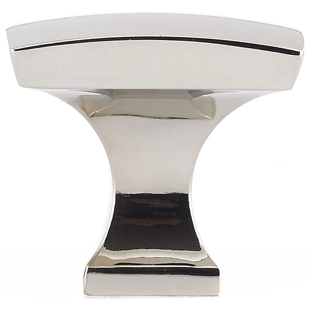 Transitional Knob, 1-5/16" x 1-5/16", Polished Nickel - Image 3