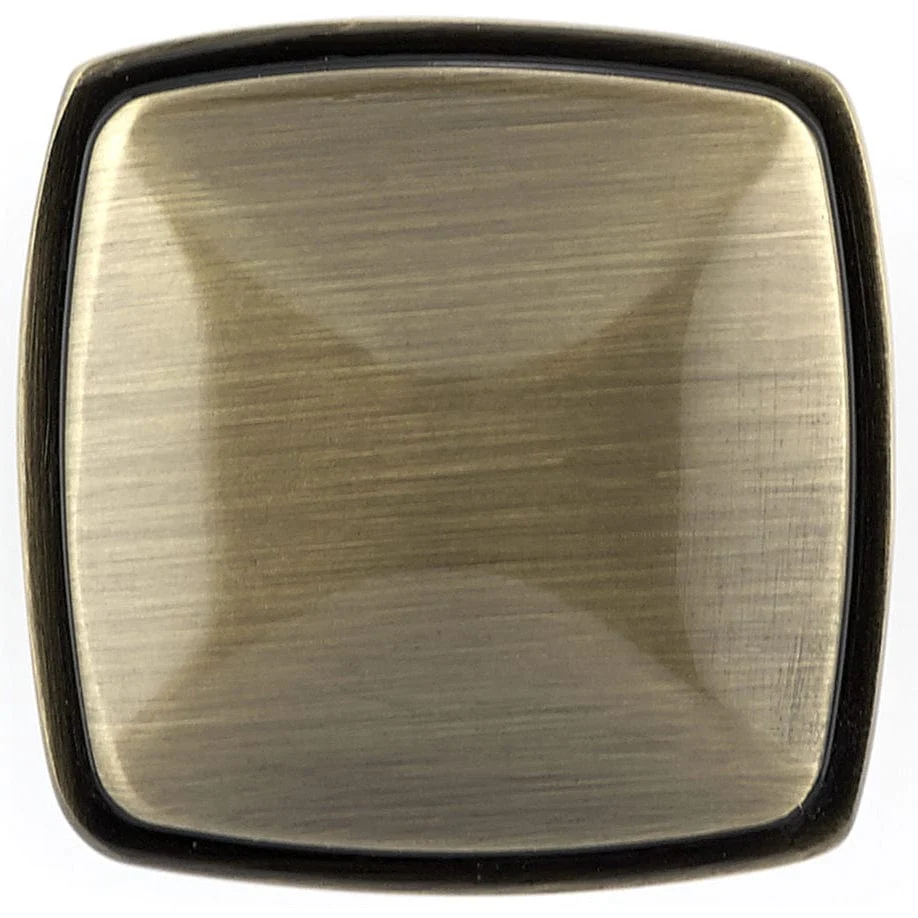 Transitional Knob, 1-7/32" x 1-7/32", Antique English - Image 2