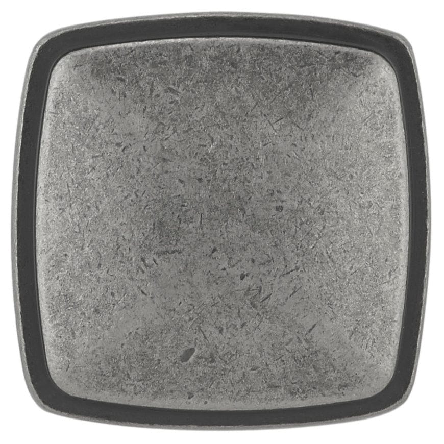 Transitional Knob, 1-7/32" x 1-7/32", Pewter - Image 2
