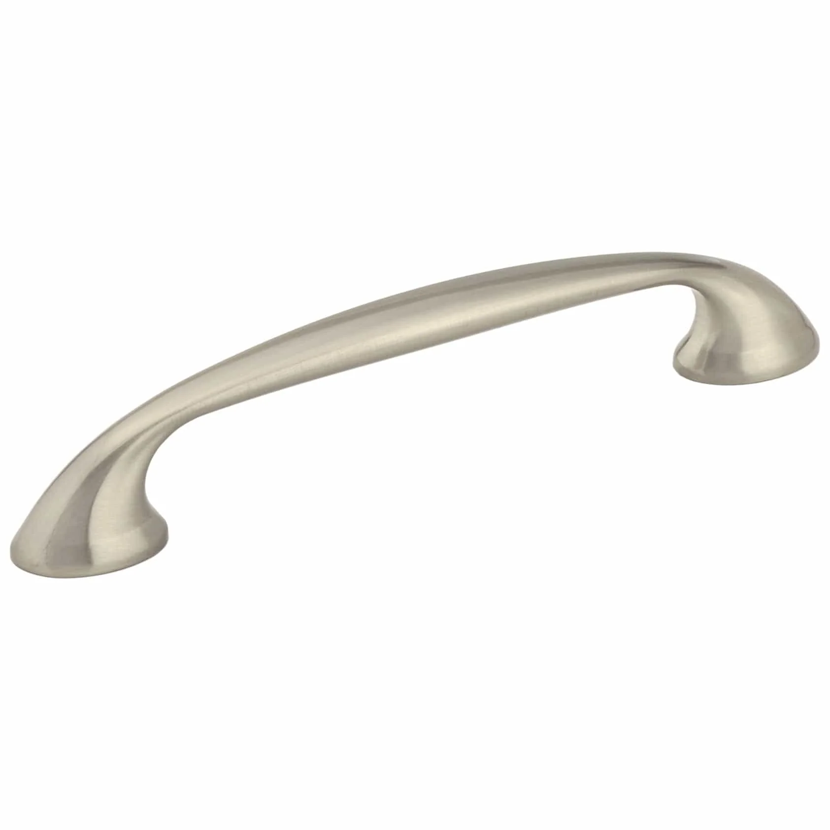 Transitional Pull, 5-1/16" Center-to-Center, Brushed Nickel