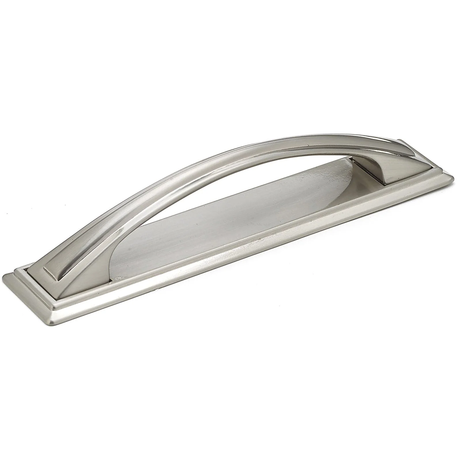 Transitional Pull, 5-1/16" Center-to-Center, Brushed Nickel