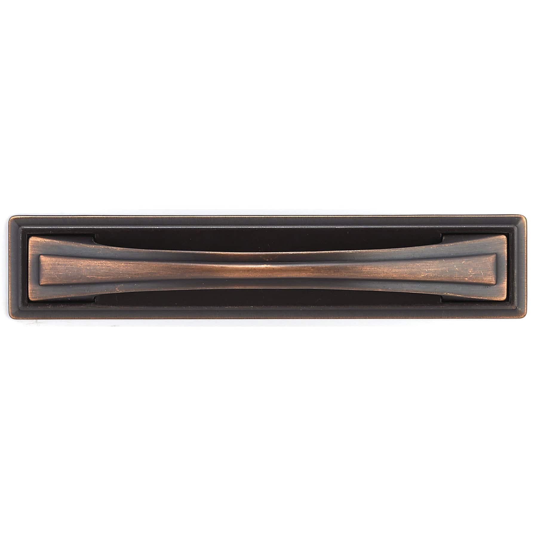 Transitional Pull, 5-1/16" Center-to-Center, Brushed Oil-Rubbed Bronze - Image 2