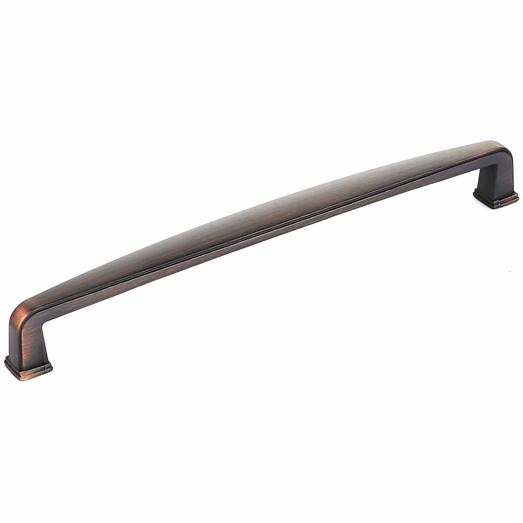Squared Transitional Pull - 7-9/16" Center-to-Center - 8-1/16" OL - Brushed Oil-Rub Bronze