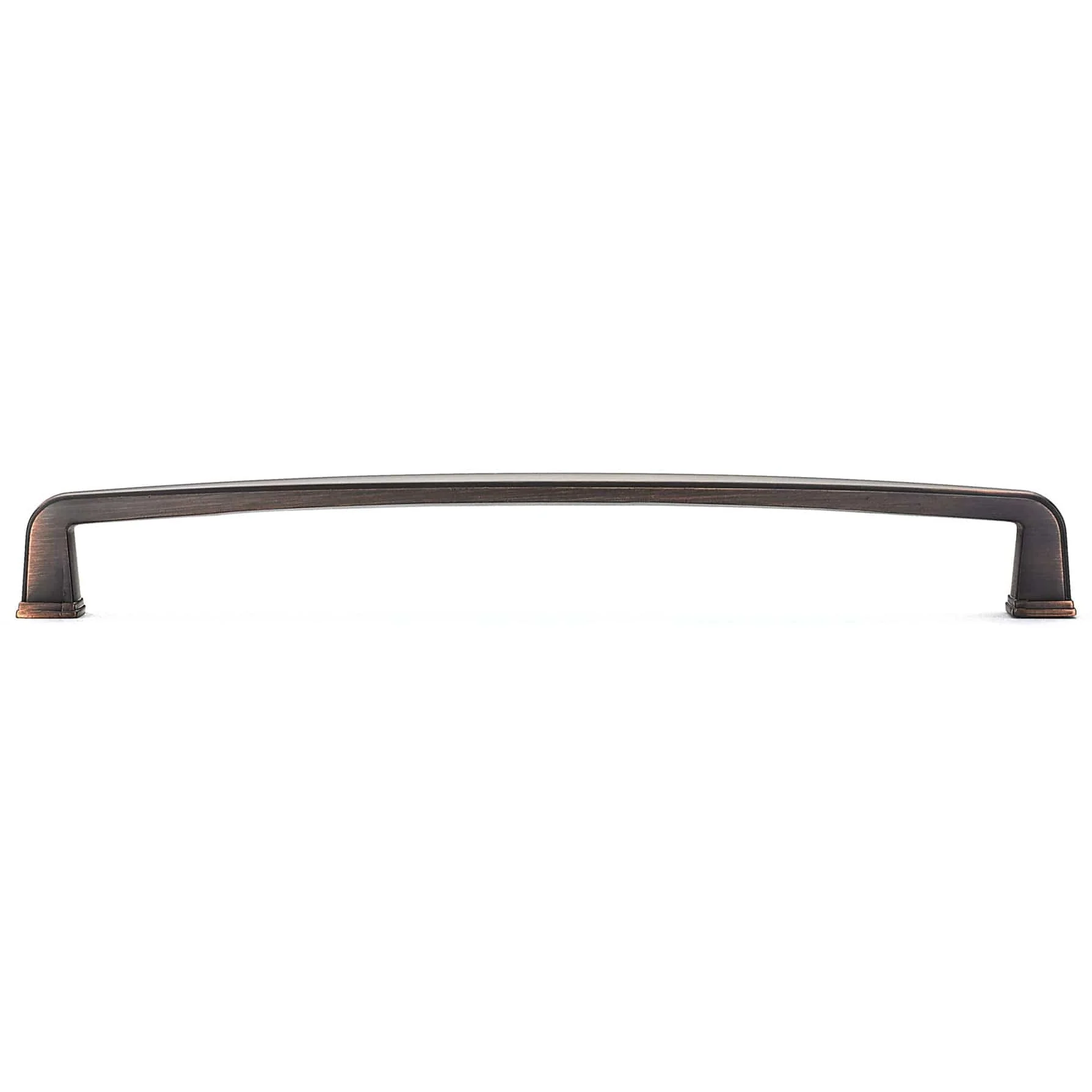 Squared Transitional Pull - 7-9/16" Center-to-Center - 8-1/16" OL - Brushed Oil-Rub Bronze - Image 3
