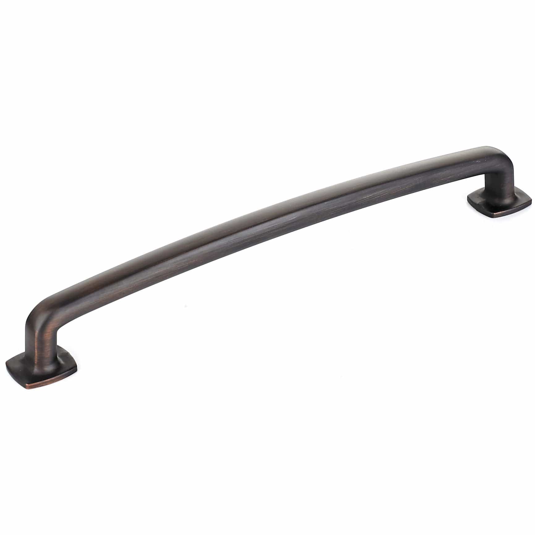 Rounded Corner Transitional Pull - 7-9/16" Center-to-Center - 8-7/16" OL - Brushed Oil-Rub Bronze