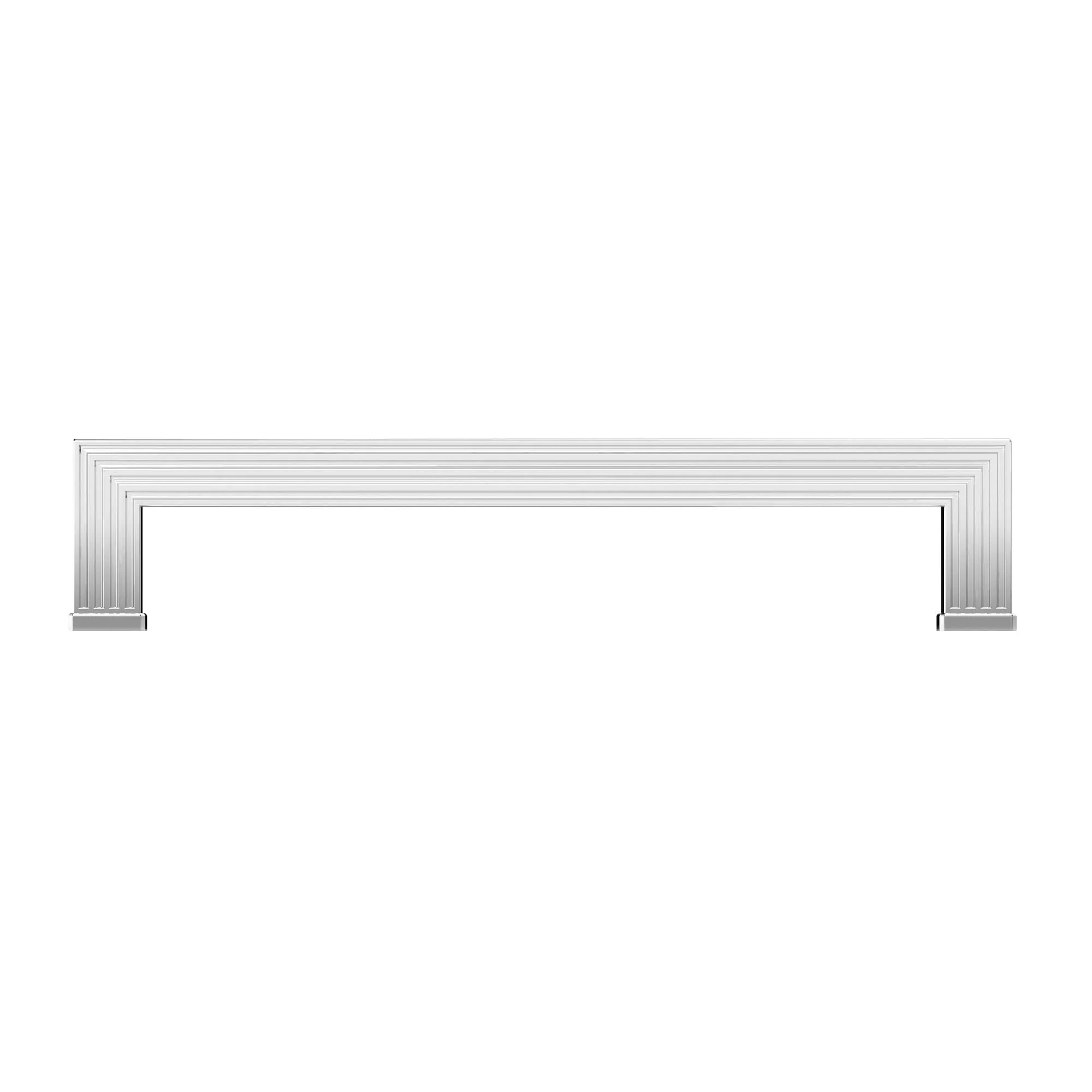 Transitional Pull, 7-9/16" Center-to-Center, Chrome - Image 2