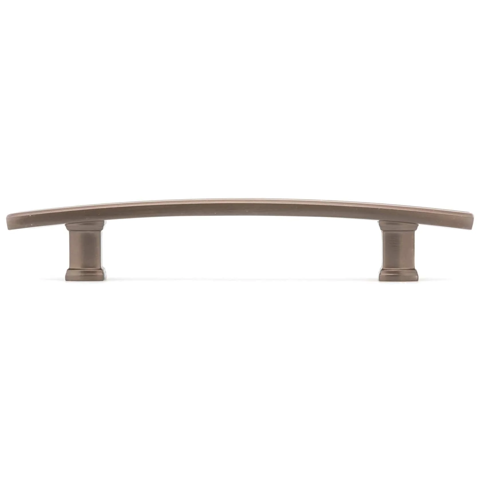 Arched Transitional Pull - 7-9/16" Center-to-Center - 9-3/8" OL - Honey Bronze - Image 3