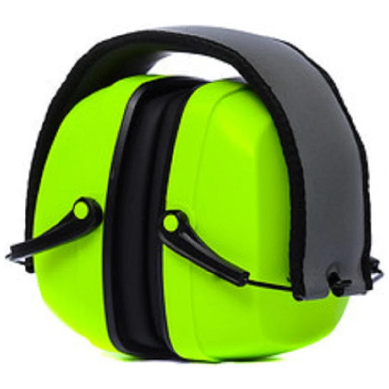 Hi Viz Green Ear Muffs w/Reflective Headband - Image 2