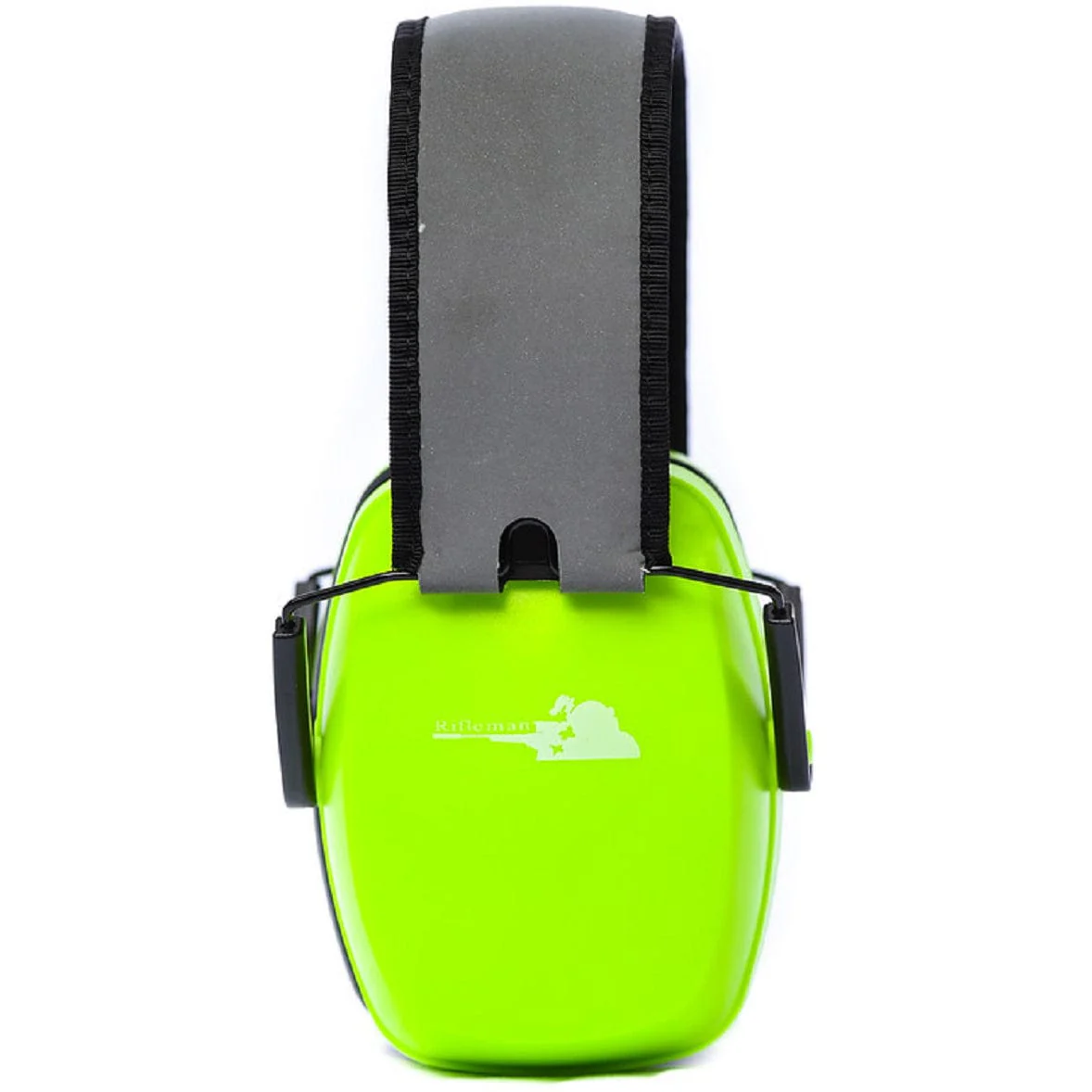 Hi Viz Green Ear Muffs w/Reflective Headband - Image 3