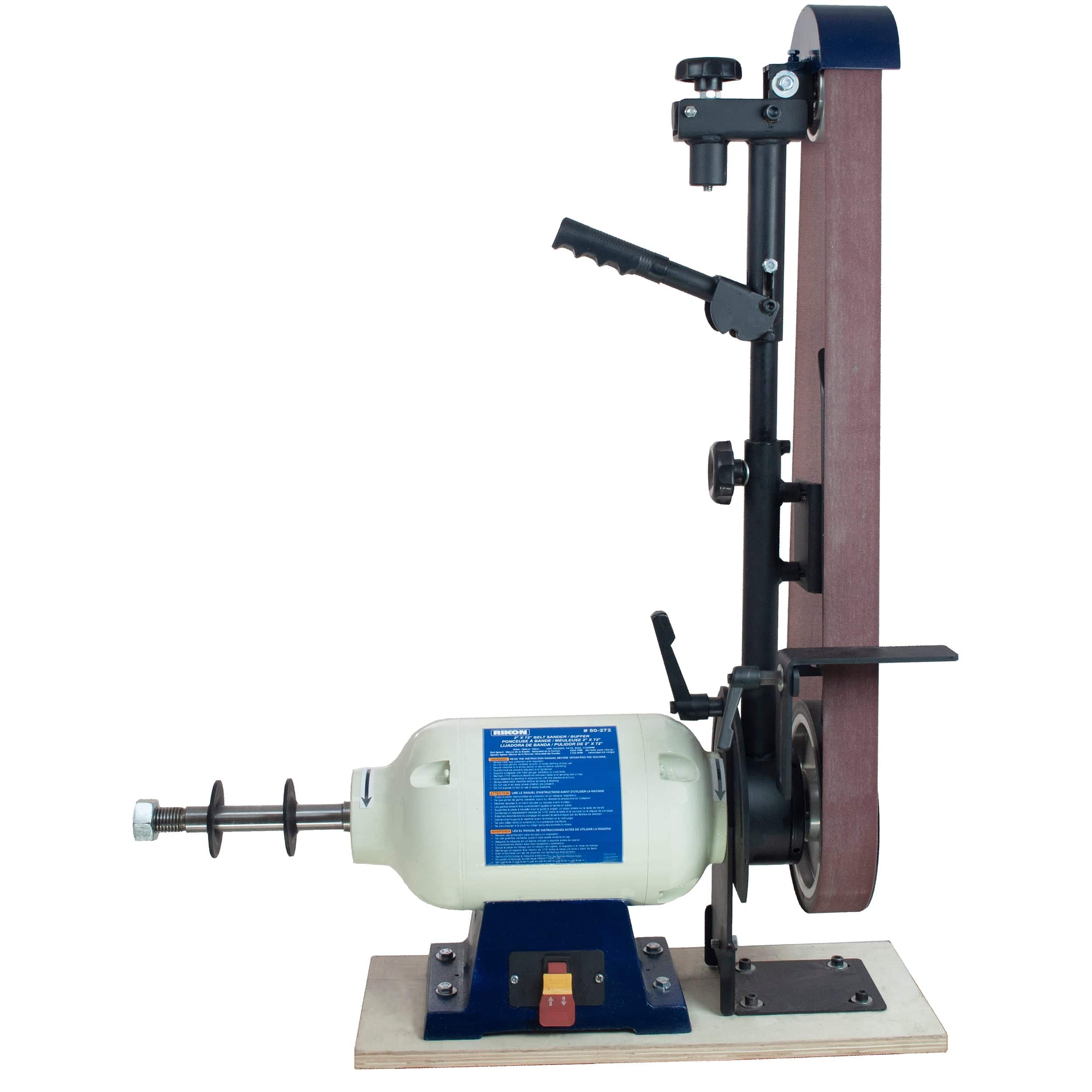 Belt Sander / Buffer - 2" x 72" - 1 HP with 1" x 8" Spindle - Image 3