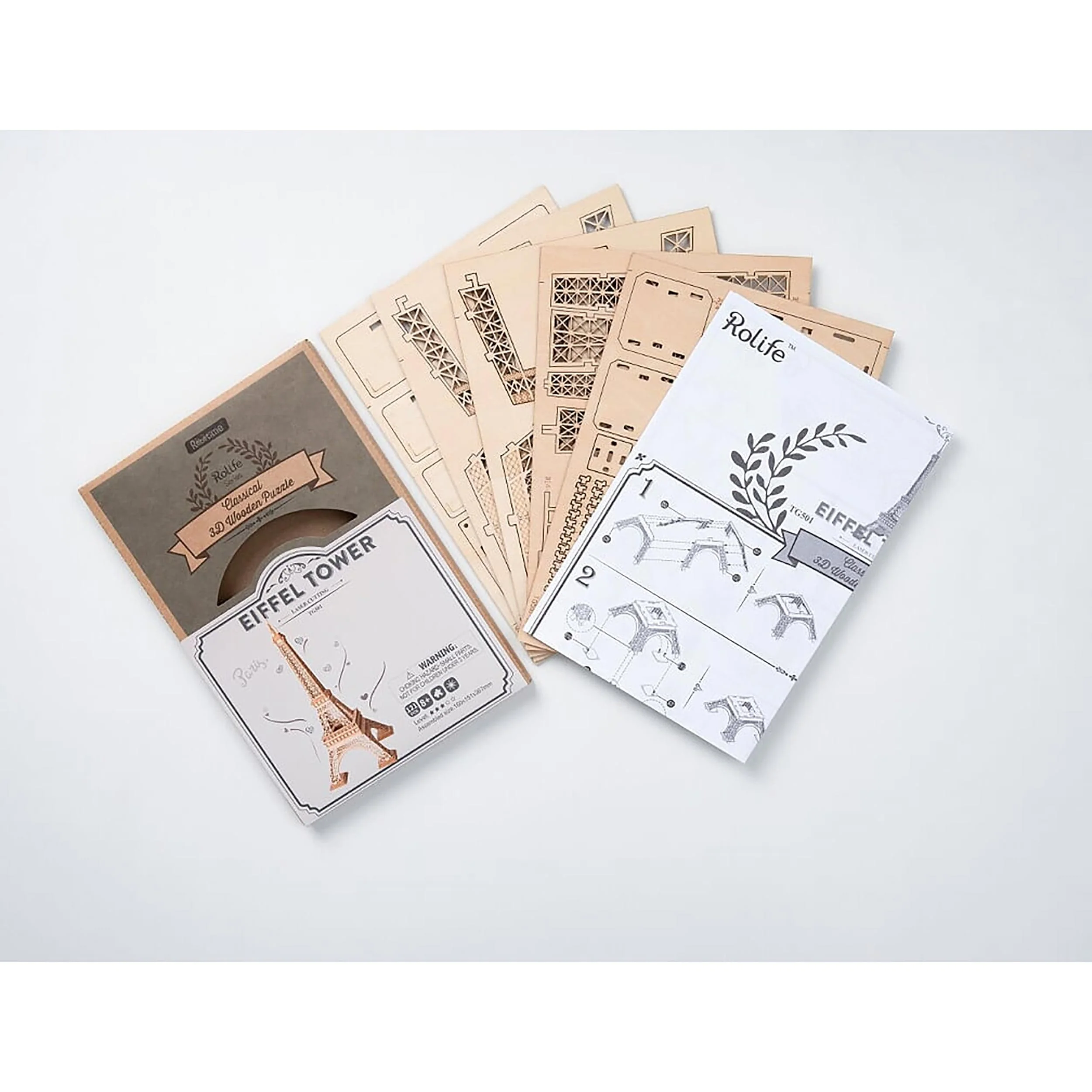 Eiffel Tower 3D Puzzle Kit - Image 2