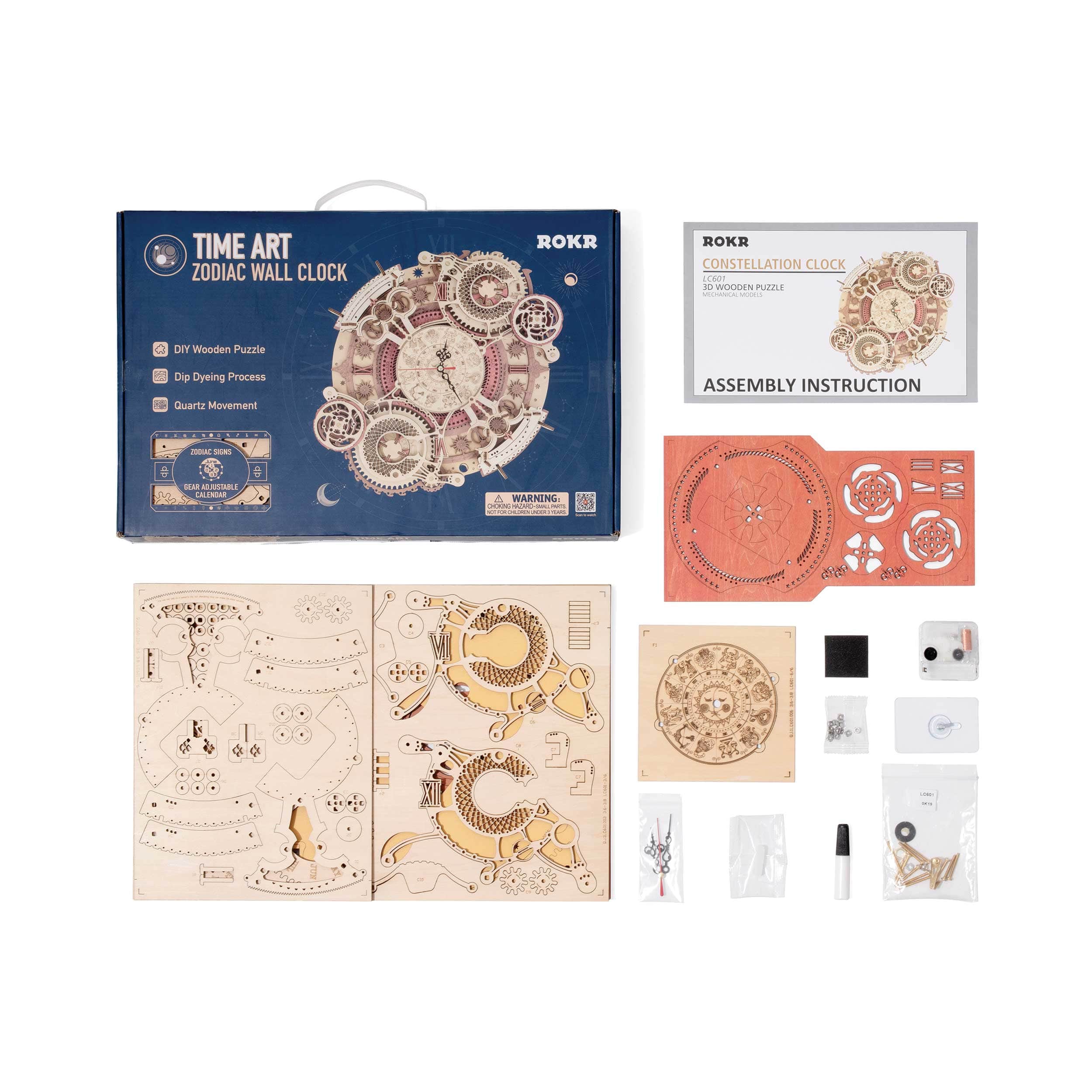 Zodiac Wall Clock Kit - Image 3