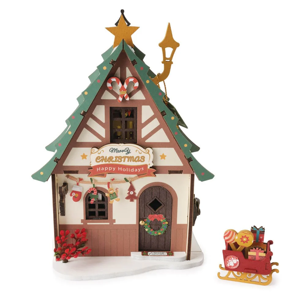 Twinkling Christmas House Model Kit - Image 4