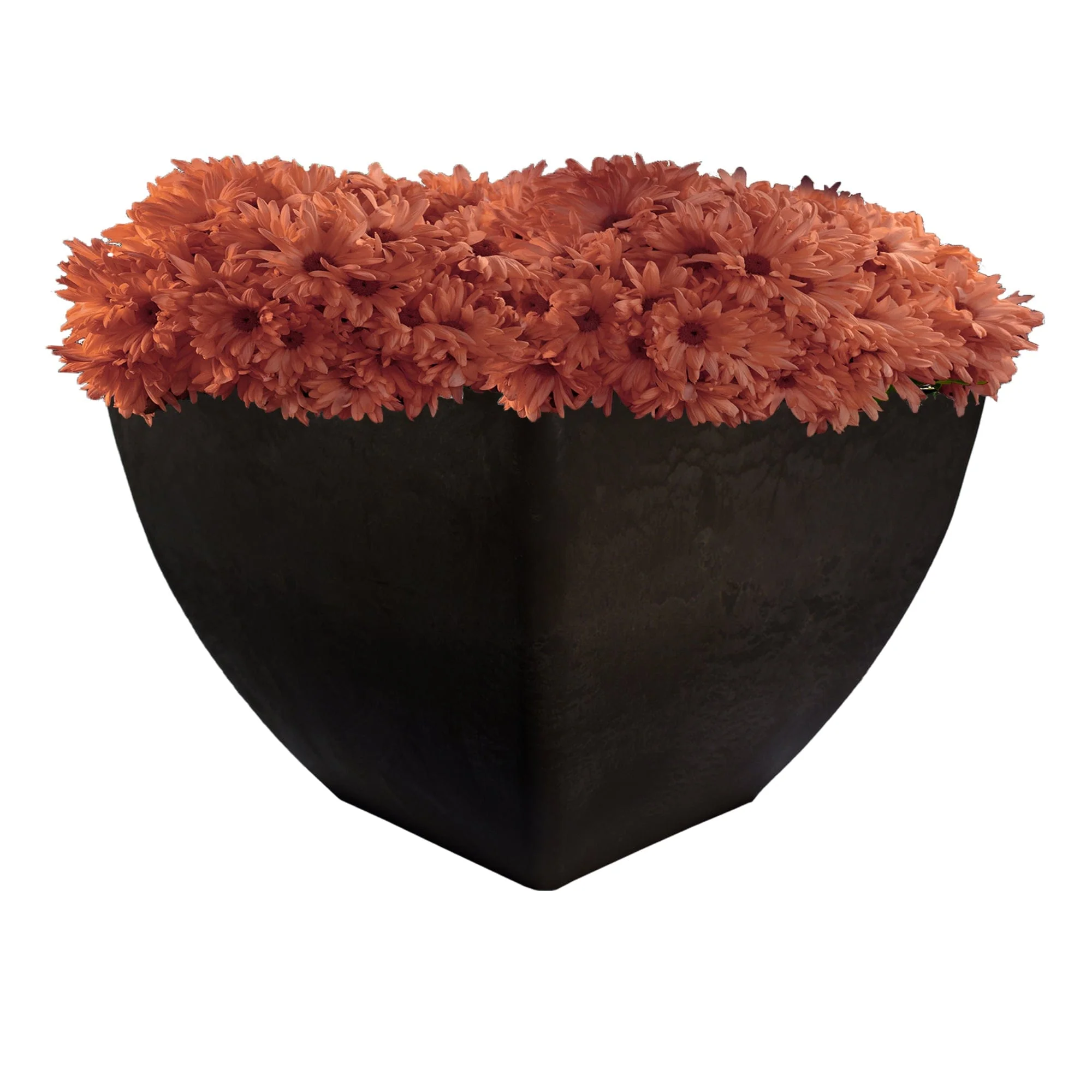 20" Square Garden Planter Graphite - Image 4