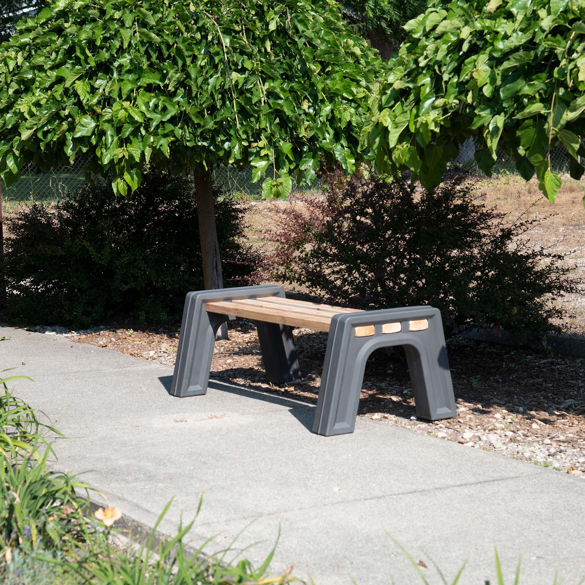 Custom Length Lightweight Backless Bench Ends - Image 14