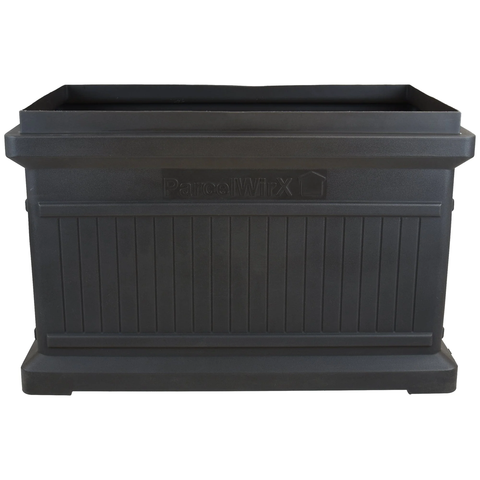 ParcelWirx Horizontal Package Delivery Box with Lift Off Lid Graphite - Image 2
