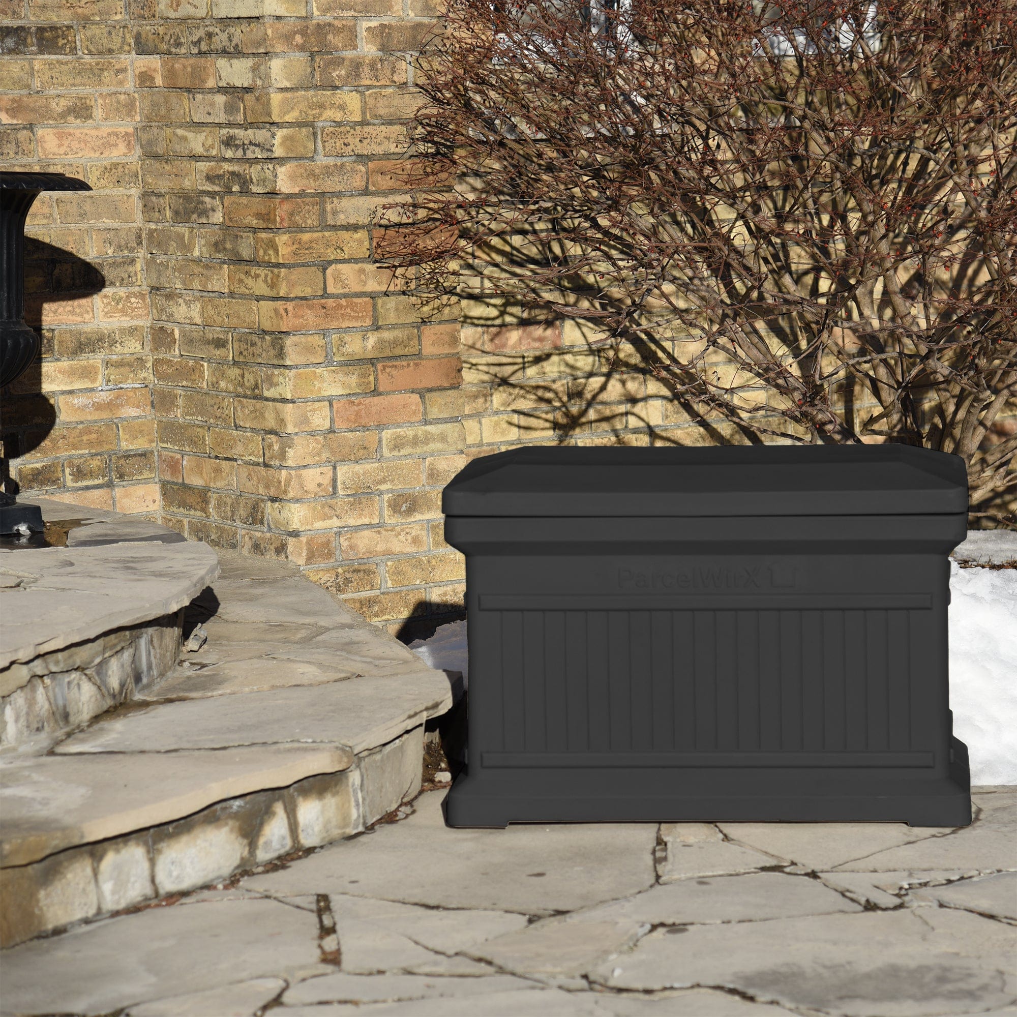 ParcelWirx Horizontal Package Delivery Box with Lift Off Lid Graphite - Image 5